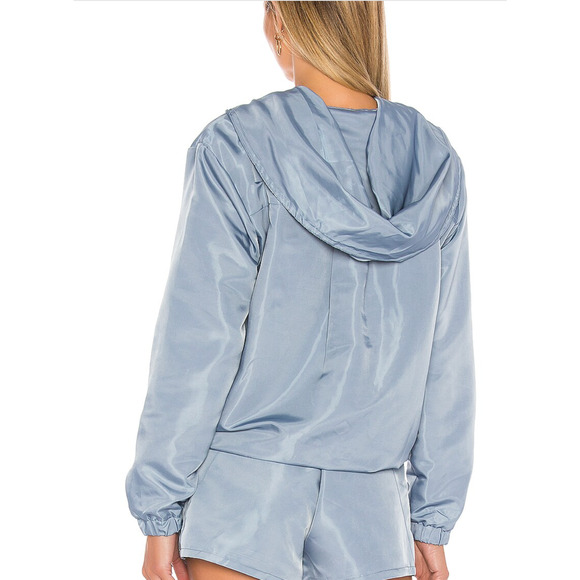 Lovers + Friends Lydia Pullover Jacket Storm Blue Windbreaker Size Small NWT - Picture 7 of 9